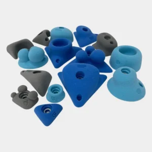 Klettergriffe in Blau